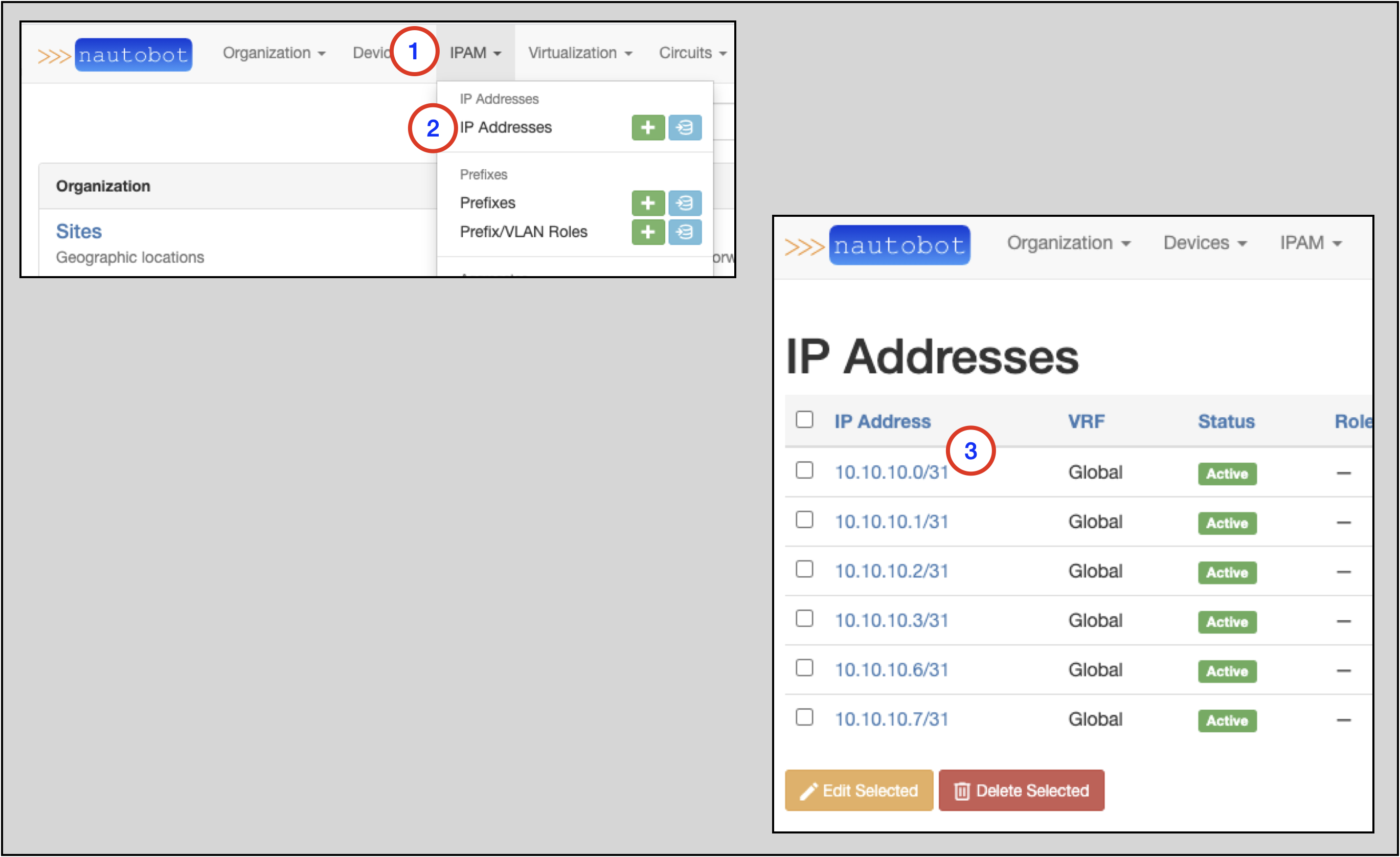 Assign IP address 1